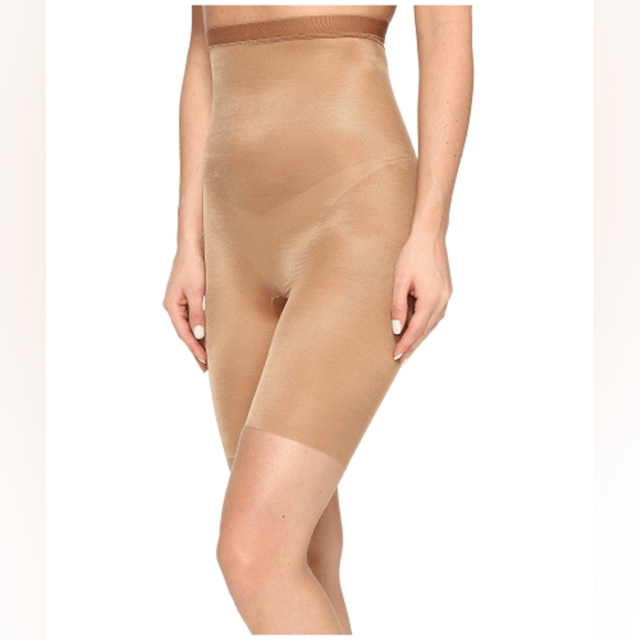 SPANX Other - SPANX high waisted skinny britches shorts nude tummy control butt boost XL